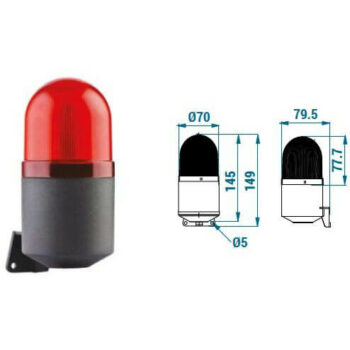 LED maják se sirénou TERMBH0100