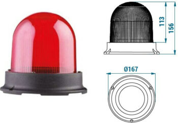 LED maják 125 mm TERMSB070